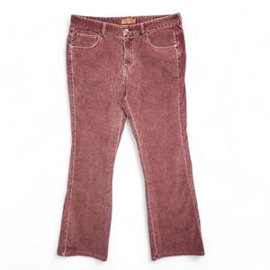 Lee Jeans One True Fit Corduroy‎ Pants Womens 13/14M Purple Bootcut Boho Cowgirl